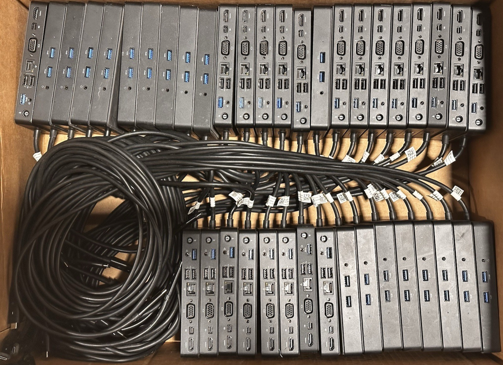 Lot of 45 Dell WD15 (K17A) Docking Station-No Adapter