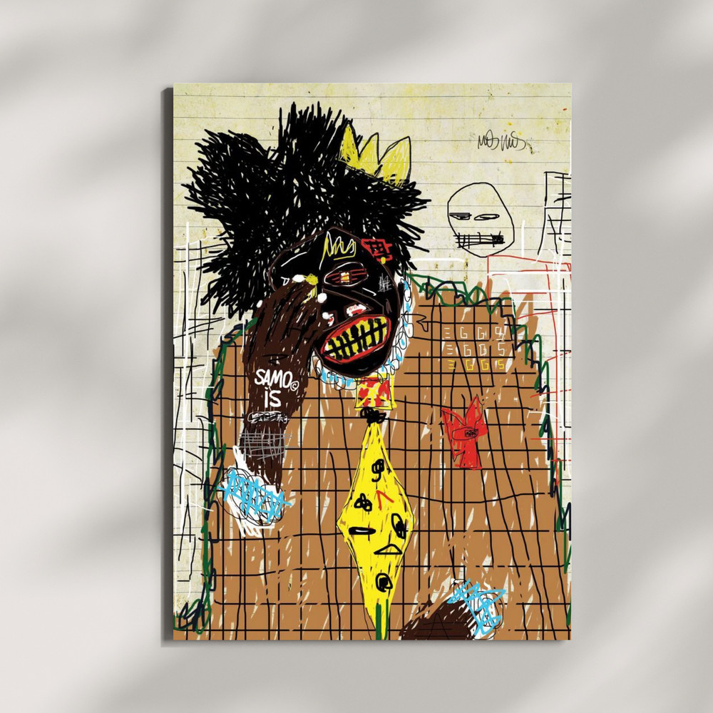 Abstract Graffiti Art Poster Canvas Print - Modern Street Urban Wall Decor-image