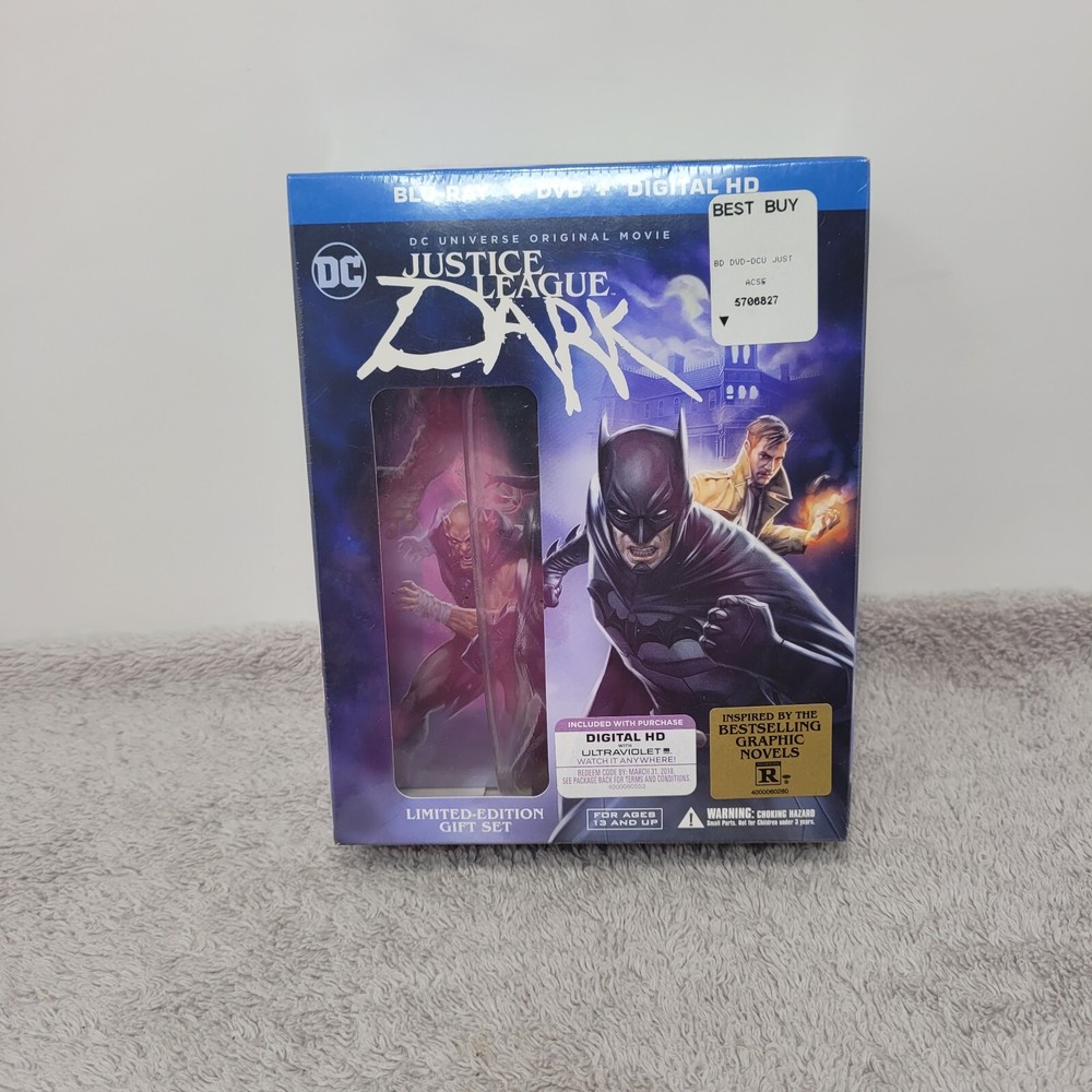 Justice League: Dark (Limited Edition) (2017) Blu-ray/DVD Sealed