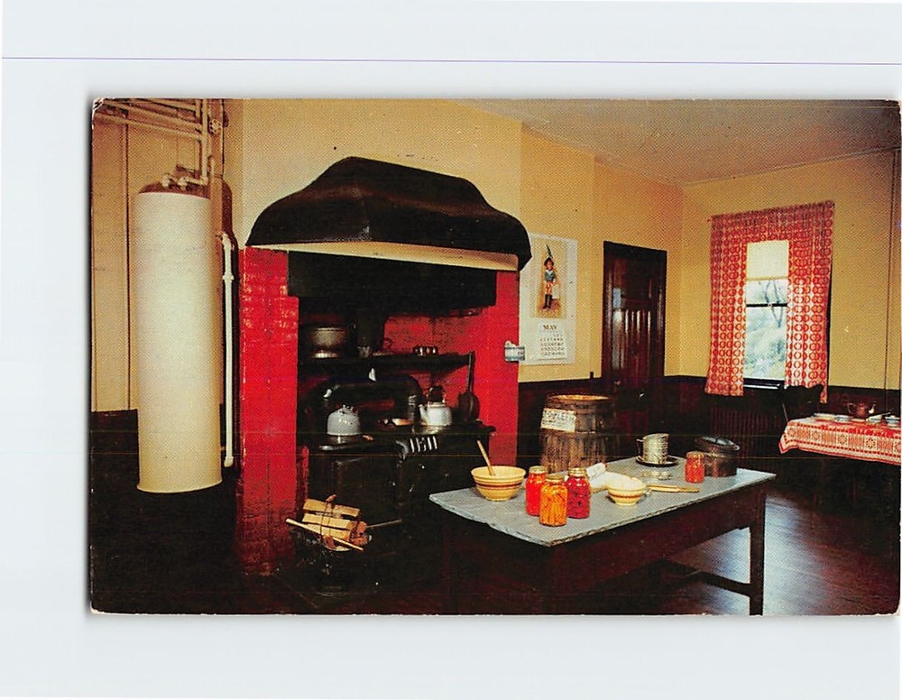 Postcard Kitchen Sagamore Hill Oyster Bay Long Island New York USA