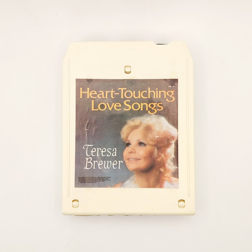 Teresa Brewer , Heart-Touching Love Songs , 8 Track Tape ,1985 Suffolk ,Restored