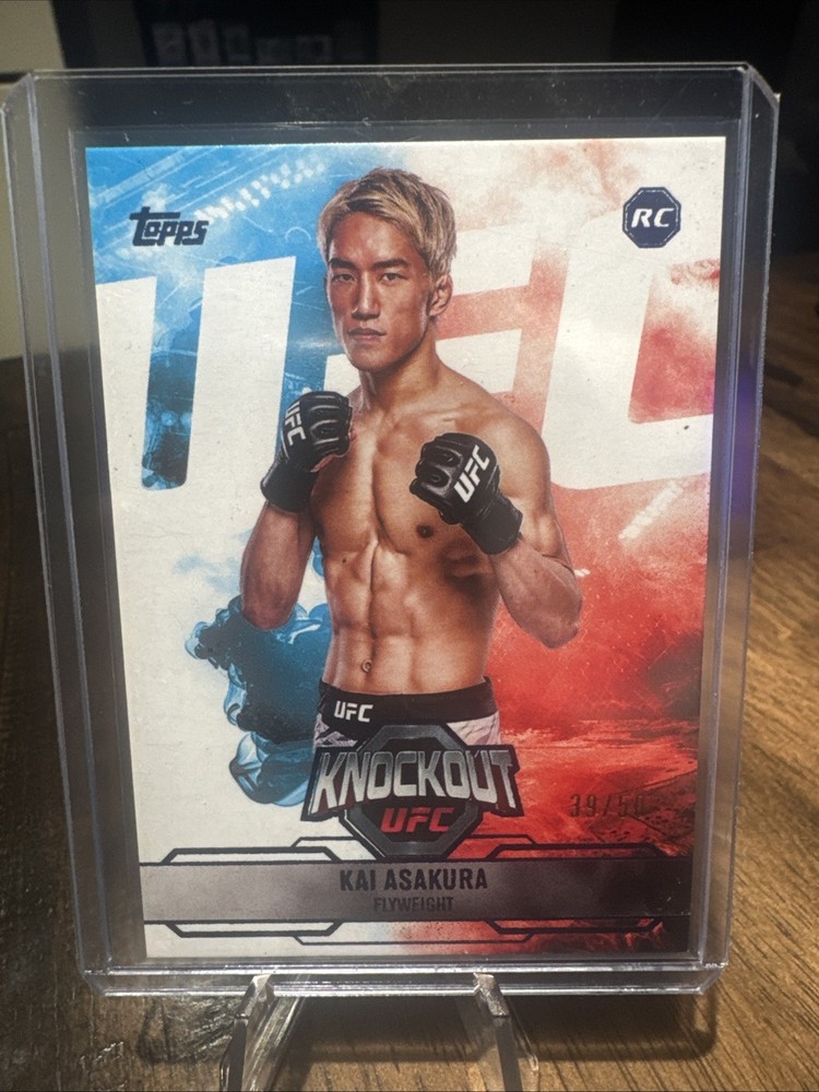 2025 Topps UFC Knockout - Kai Asakura #28 Blue /50 (RC)