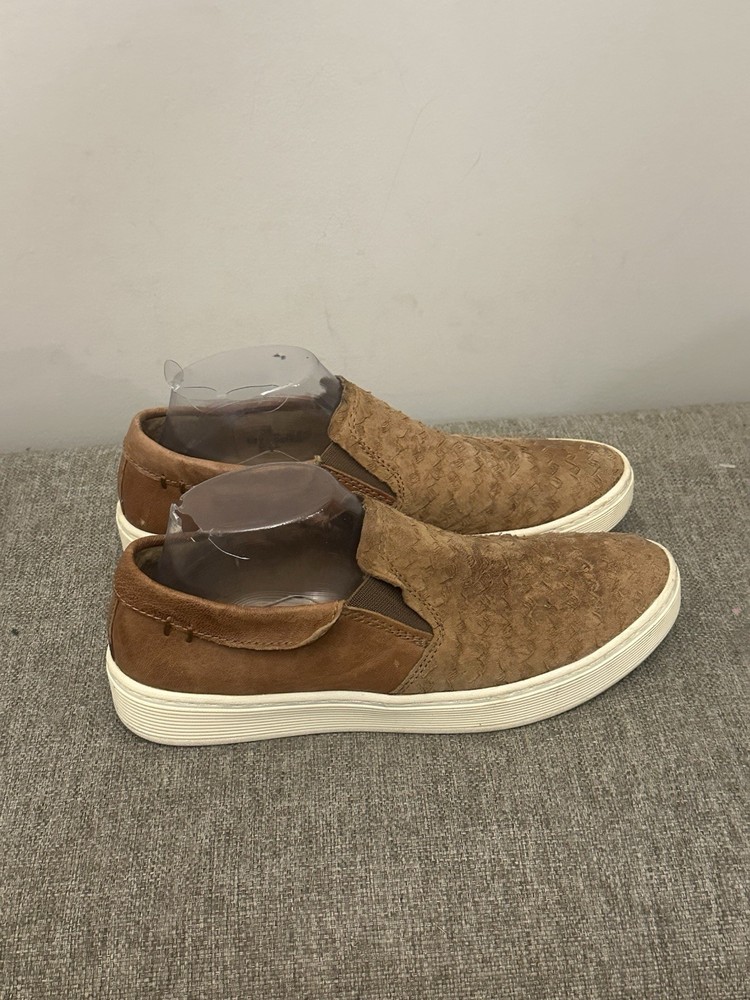 Sofft Somers III leather slip-on sneakers in a brown Leather Size 8.5