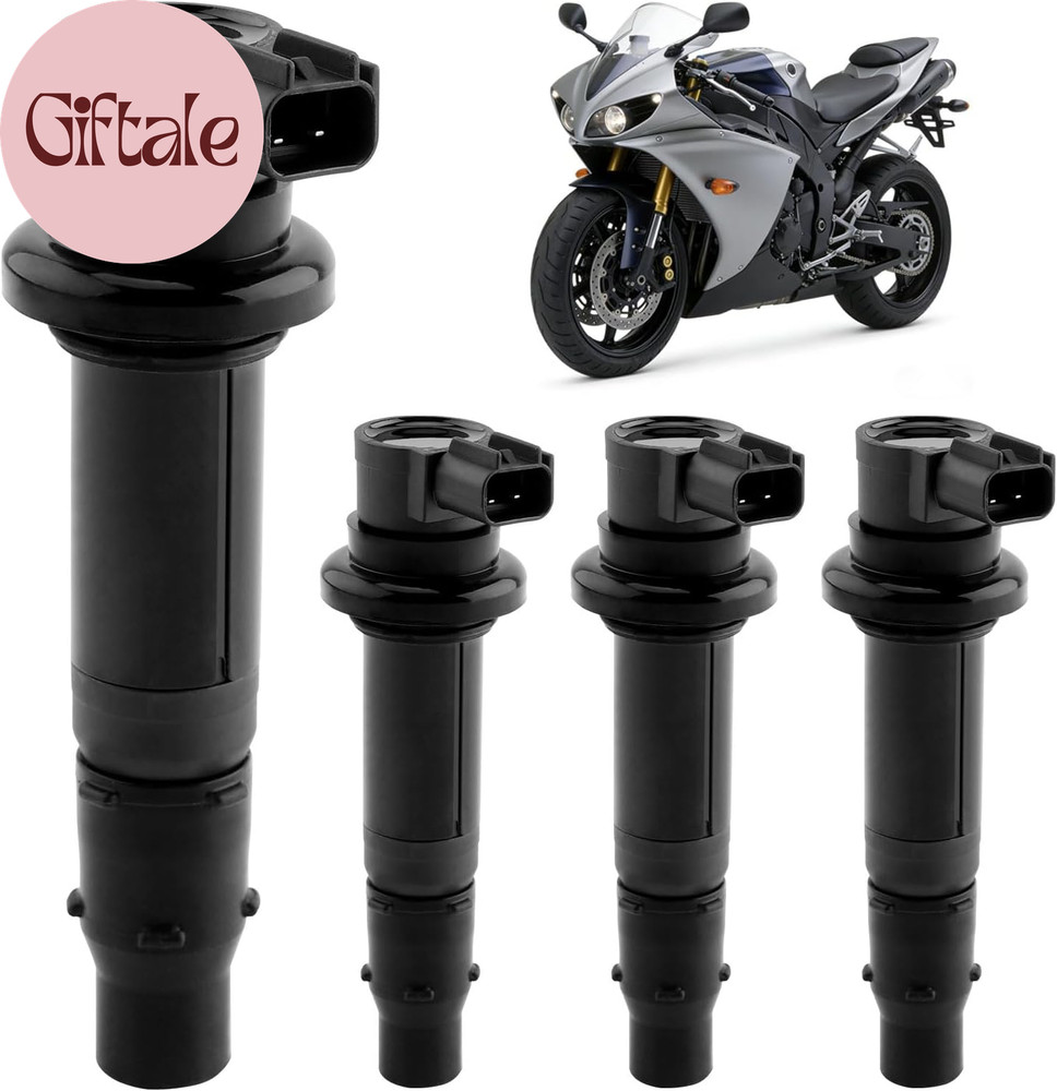 Ignition Coil Packs (4Pcs), Compatible with Yamaha 2003-2007 YZF R6, 2002-2006 Y