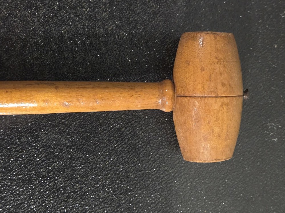 Wooden Gavel | Vintage - Judges Gavel - Oak Wood - Mallet