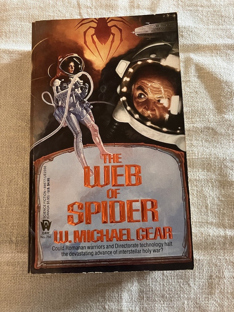 The Web Of Spider By W. Michael Gear 1989 1st Printing DAW Paperback