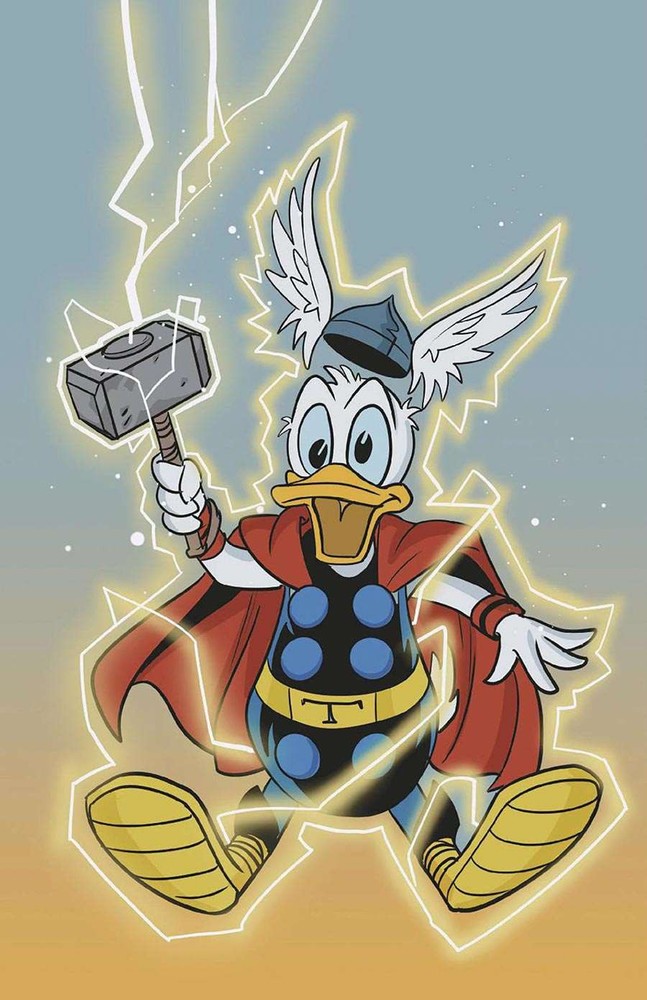 Marvel What If Donald Duck Became Thor 1F VFNM 150 Variant Disney Comic  
