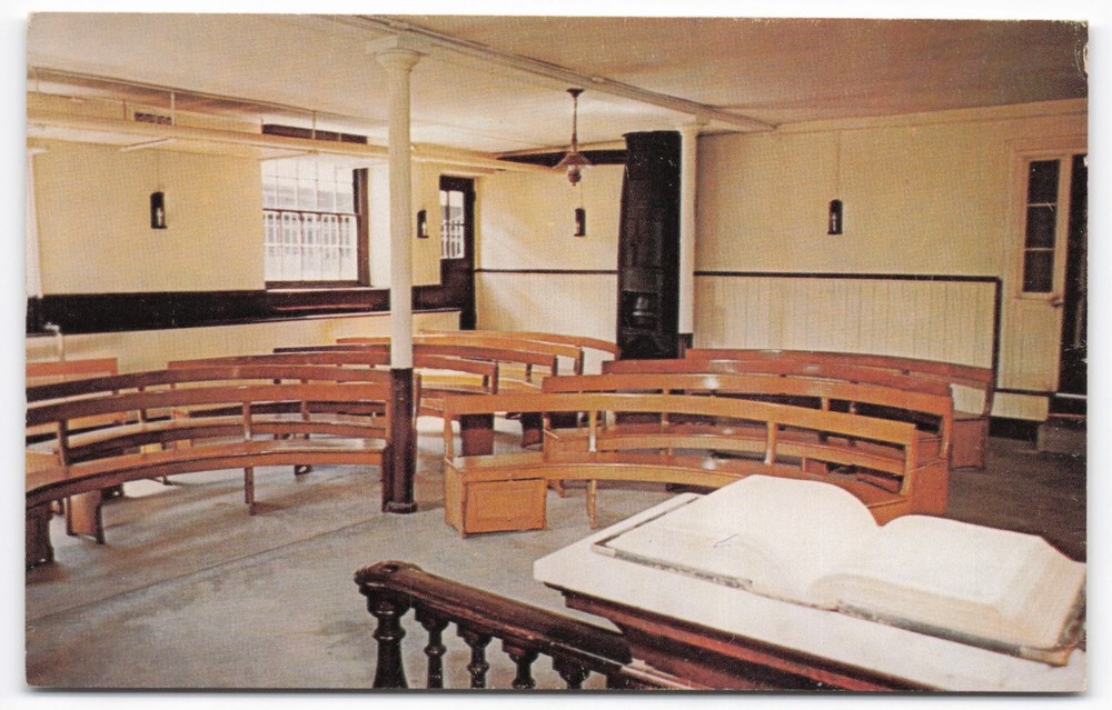Old St. George's Methodist Church School Room Philadelphia PA Postcard