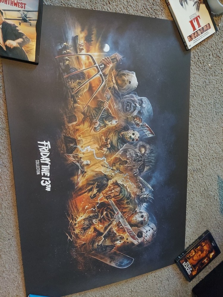 Friday the 13th Limited Edition Movie Poster Shout Factory Scream Factory