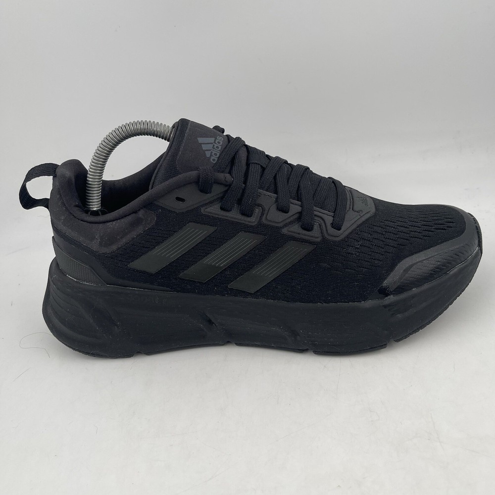 NEW Adidas Men’s Questar Black Low Top Running Shoes Sneakers- Size 7