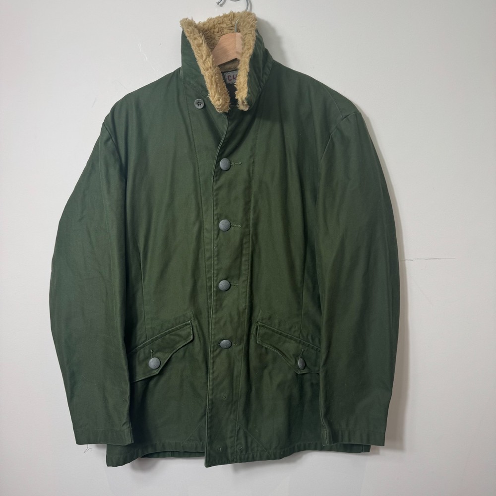 Norsel 1972 Swedish Military Vintage Field Jacket Green Hunting Coat Large C48
