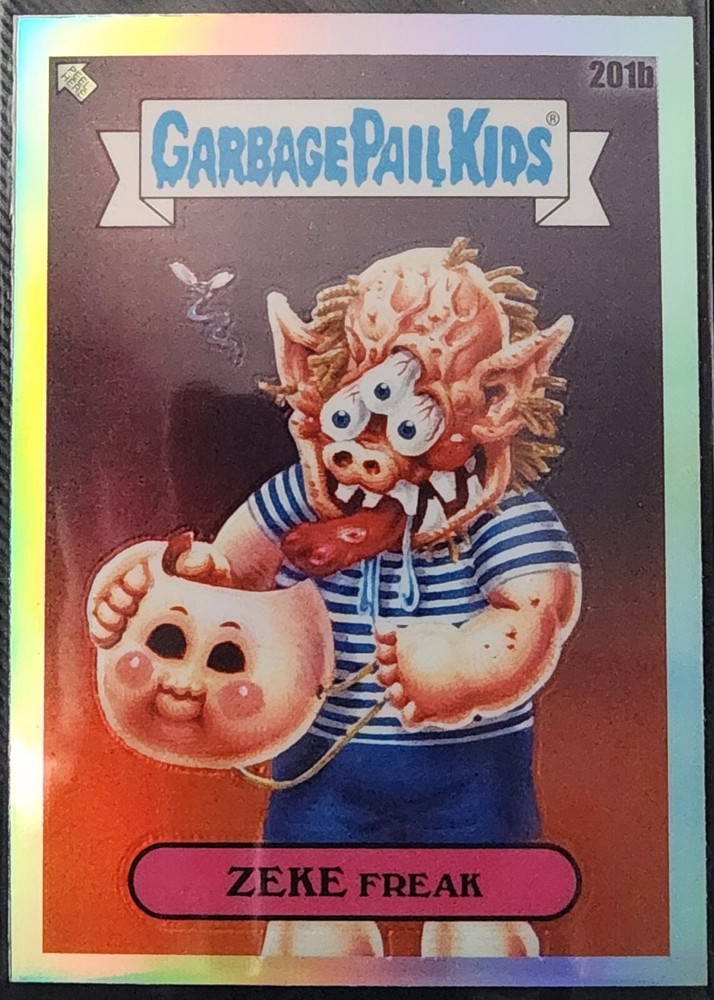 2022 GPK Chrome Series 5 Zeke Freak 201b Refractor Card