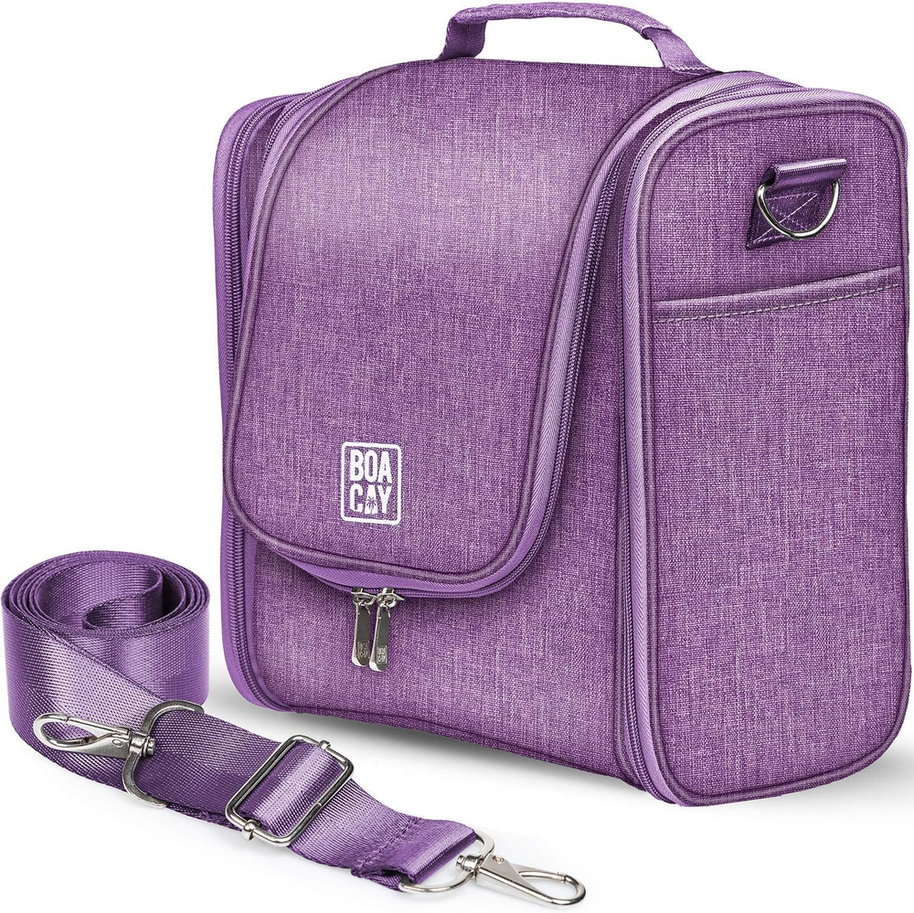 Extra Large Waterproof Hanging Travel Toiletry Bag for Men and Women with Multi Compartments
