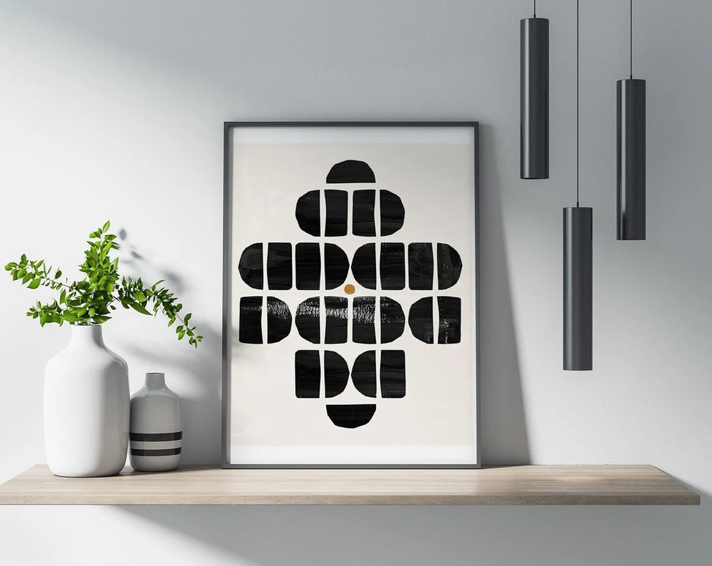 Abstract Geometric Home Deco Poster Premium Quality Choose your Size
