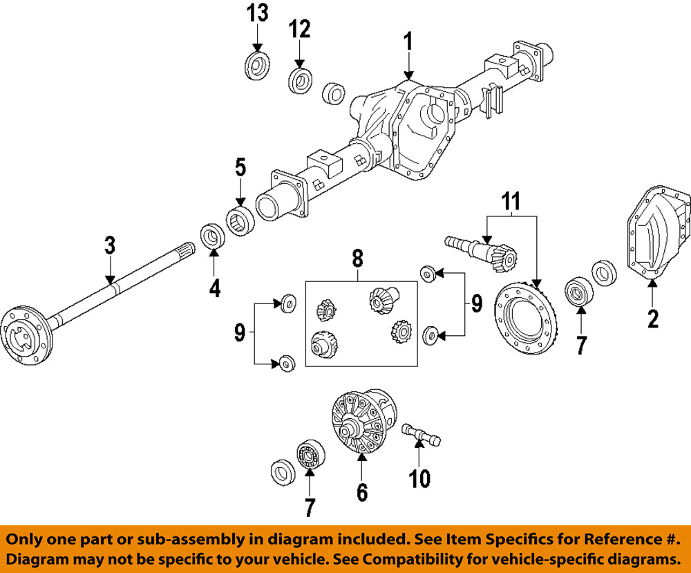 GM OEM Rear Differential Pinion Bearings Part 22943106