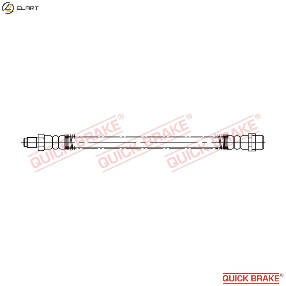 BRAKE HOSE 32.512 FOR MERCEDES-BENZ OM646.811/812 2.1L M271.860/820/950 1.8L SL