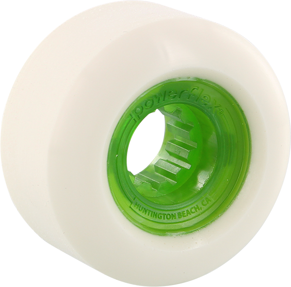 POWERFLEX ROCK CANDY 60mm 84b WHT/CL.GREEN Wheels Set