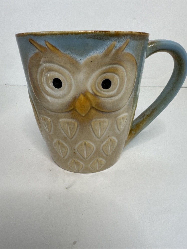 Gibson Home Dimensional Owl Coffee Mug Cup