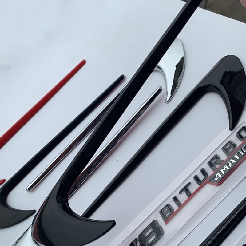 2pcs Air Vent Trim Side Fender Sticker for Mercedes Benz W212 E63 E300 W220 W221