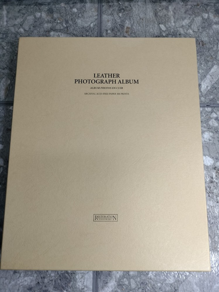 Restoration Hardware New Photograph Album Archival Acid Free 300 Photos 4x7 4320-image