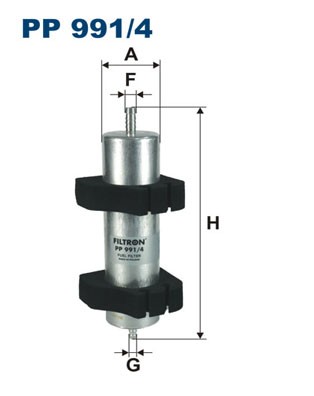 PP 991/4 FILTRON fuel filter for Audi, Porsche