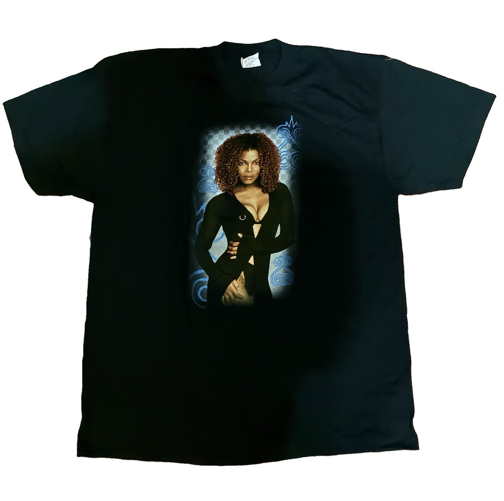 RARE Vintage Janet Jackson Concert Shirt XL 1998 Velvet Rope World Tour Tee