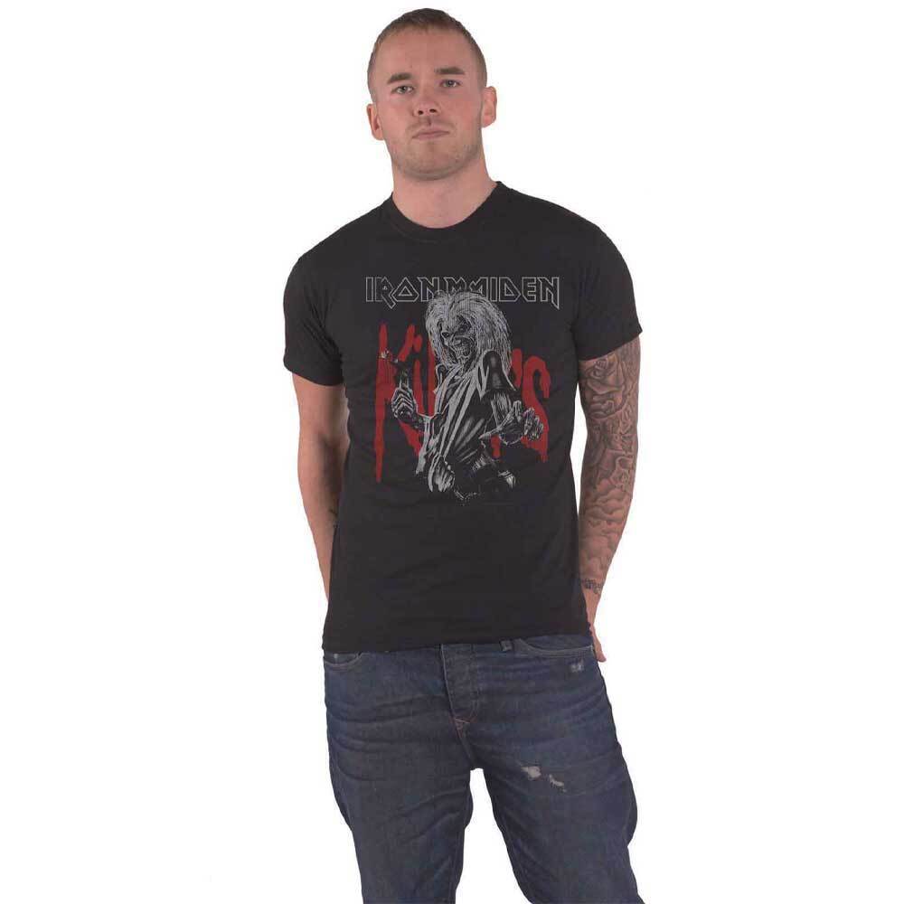 Iron Maiden Killers Eddie Graphic Distressed Official Mens T-Shirt New