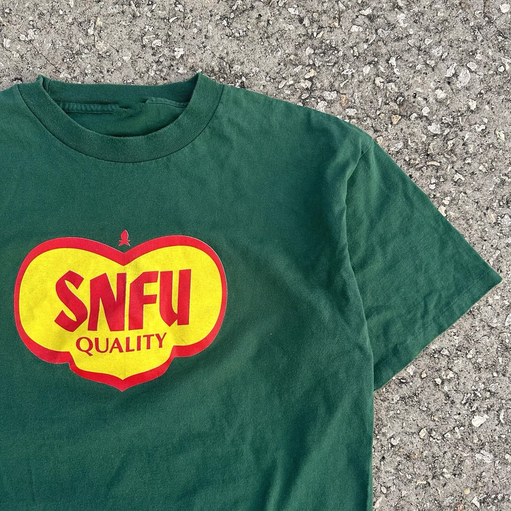 Rare SNFU Band Short Sleeve Gift For Fan S to 5XL Green T-shirt