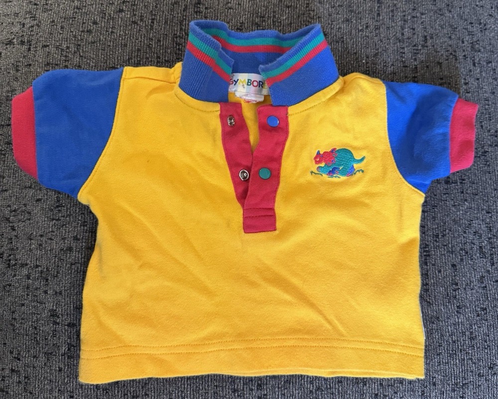 Gymboree Boys Short Sleeve. Vintage Polo Shirt 3-6 Months. Excellent Condition