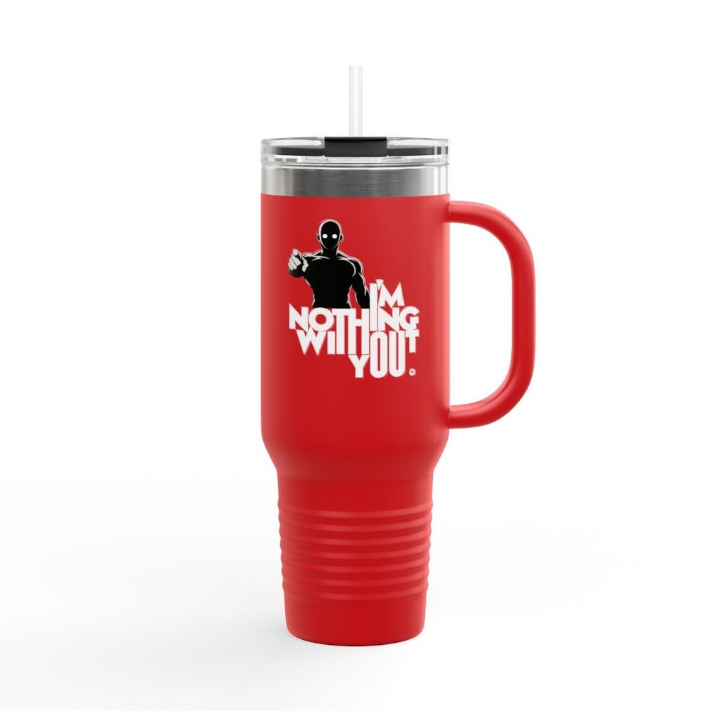 Insulated Tumbler mug with handle made with stainless steel & good quality 40oz