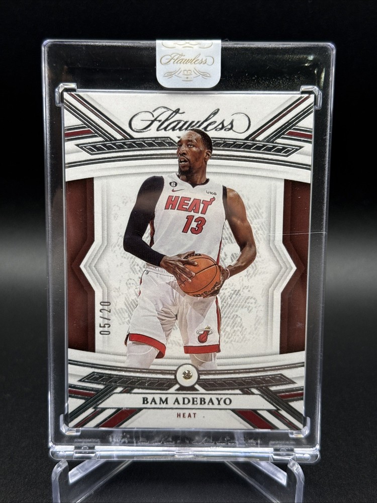 2022-23 Panini Flawless 🔥🔥 Bam Adebayo #44 /20 Read Info