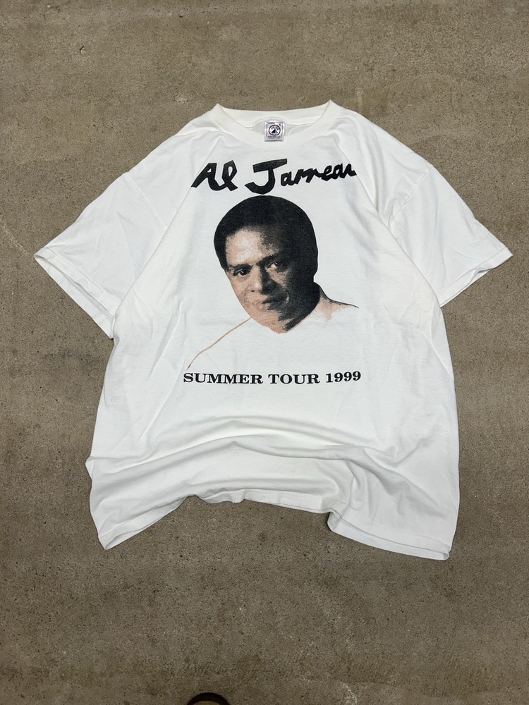 Vintage 1999 Al Jarreau American Tour T-Shirt Men's XL White Delta Tag Concert