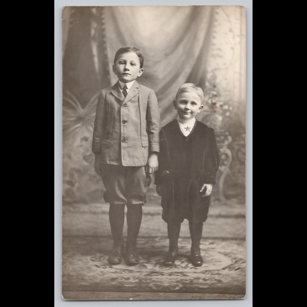 Postcard Real Photo RPPC Children Portrait Vintage