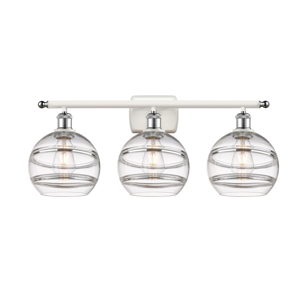 Innovations Lighting 516-3W-11-28-Rochester-Bathroom Vanity Light - White