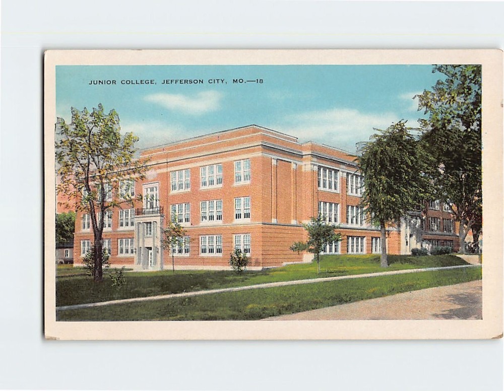 Postcard Junior College Jefferson City Missouri USA