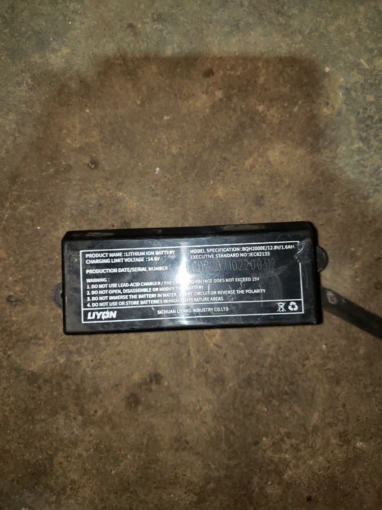 Lyion 1.6 Ah Lithion Battery