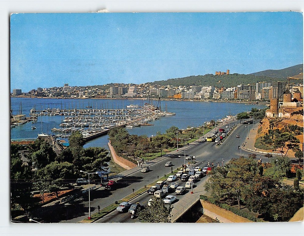 Postcard Vista de la bahia Palma Spain