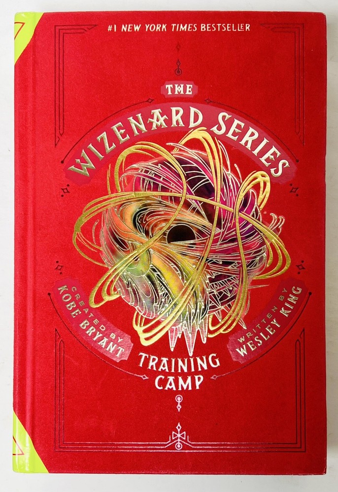 KOBE BRYANT SIGNED The Wizenard Series Training Camp Book 1st EDITION HC NO DJ