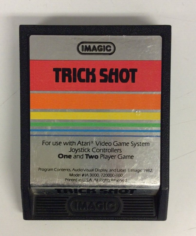 Trick Shot (Atari 2600, 1982) Authentic Cartridge Only