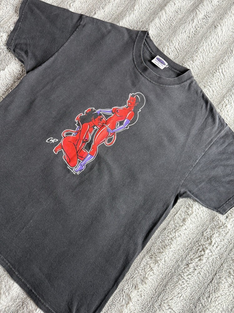 Vintage 1998 Coop Devil Girl Shirt
