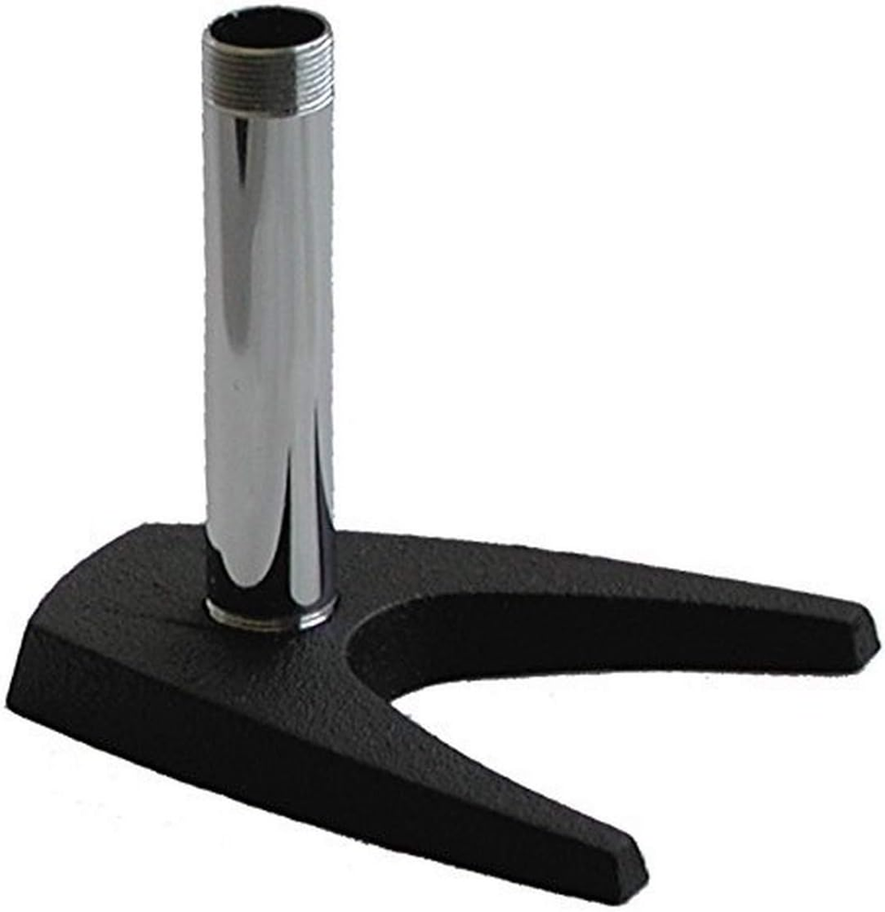 Audio2000'S AST4211 Desktop Microphone Stand with Cast-Iron U-Shaped Base
