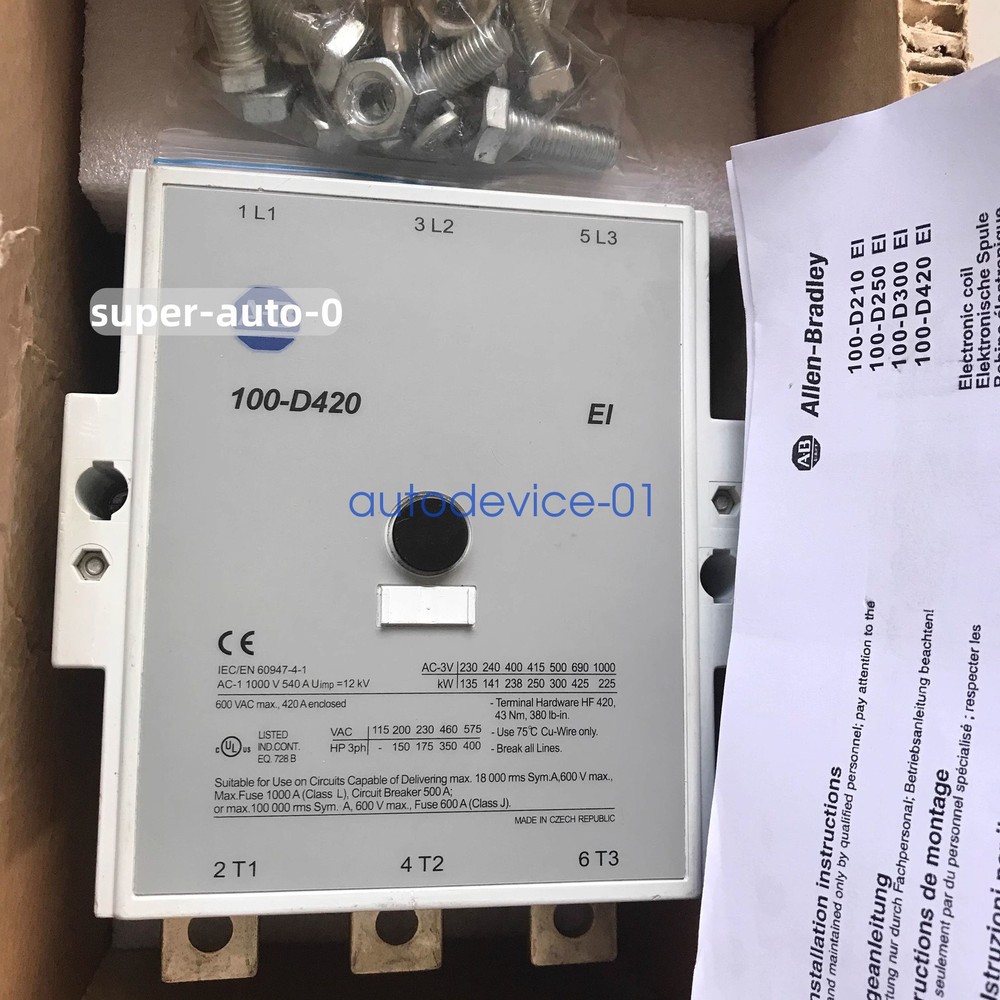 1Pcs New Contactor 100-D420 110VAC DHL/FedEx
