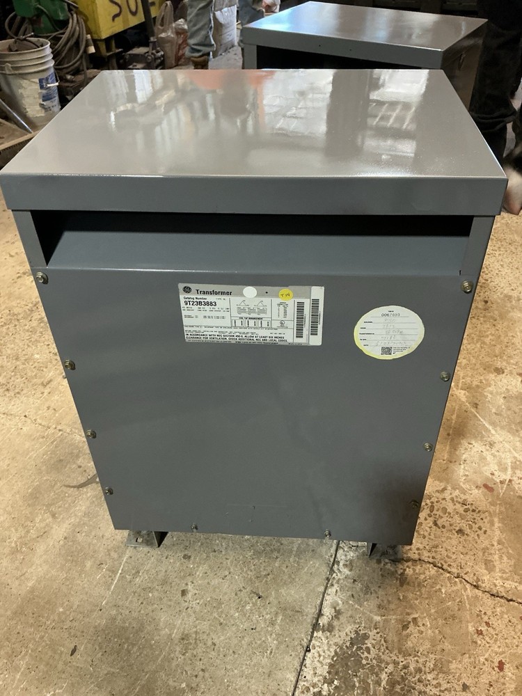 General Electric GE 9T23B3883 Transformer Dry Type QL 45KVA 480 HV 240 LV