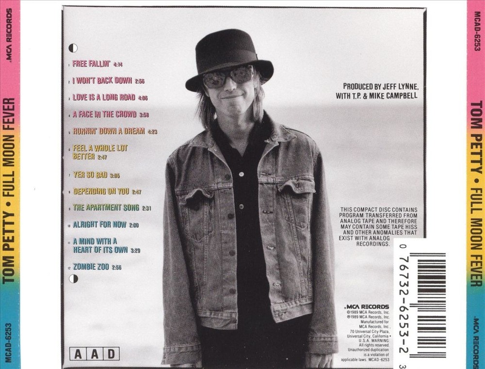 Tom Petty Full Moon Fever New Cd