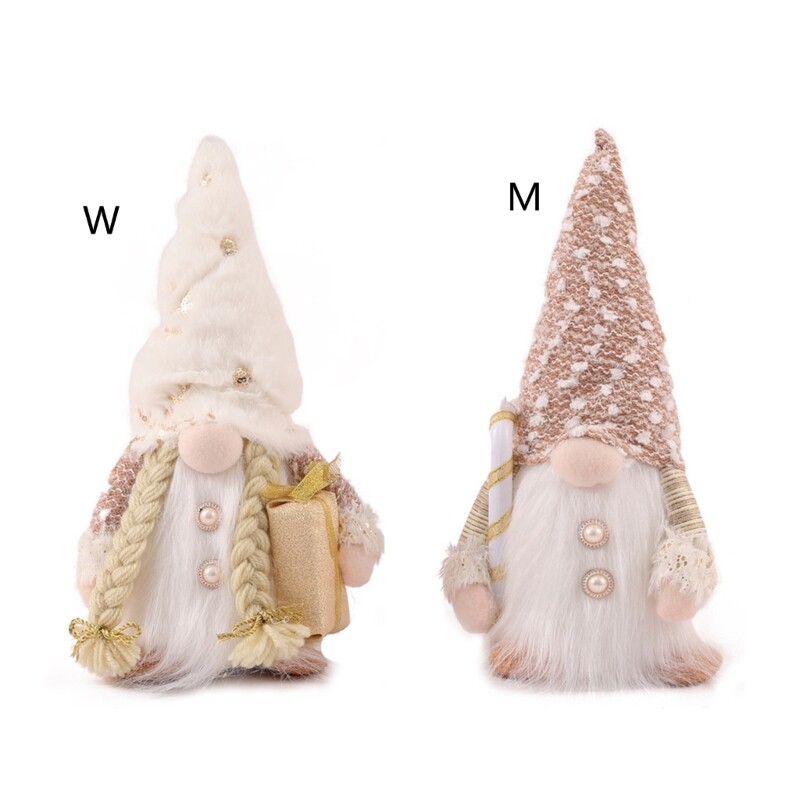 Christmas Gnome with LED Light Christmas Decoration Scandinavian Tomtes Gnomes