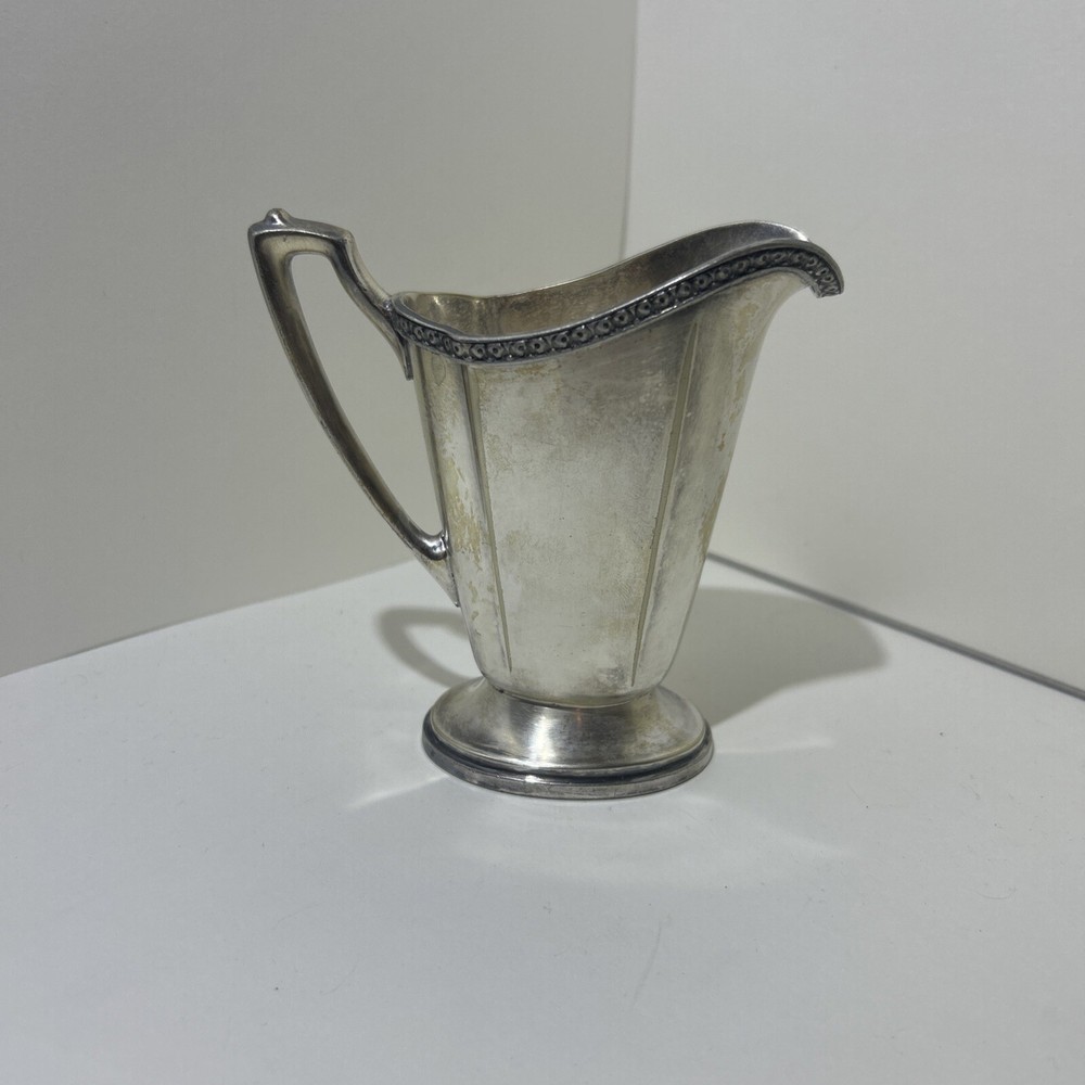 Vintage Wallace Silver Plate Creamer Pitcher - VTG