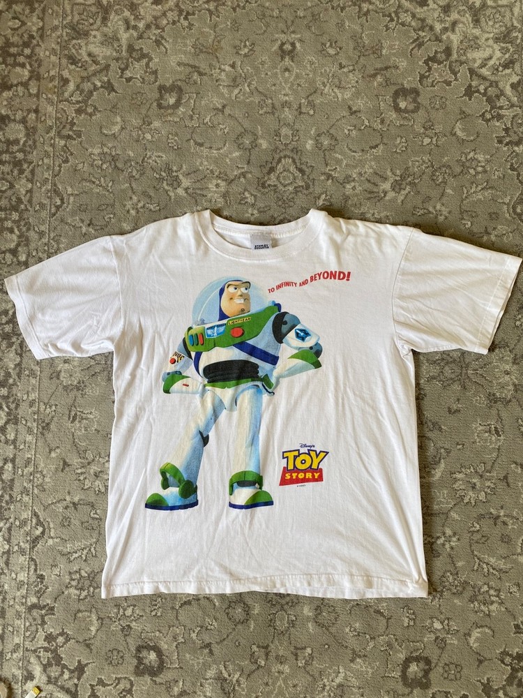 VINTAGE BUZZ LIGHTYEAR T SHIRT DISNEY TOY STORY