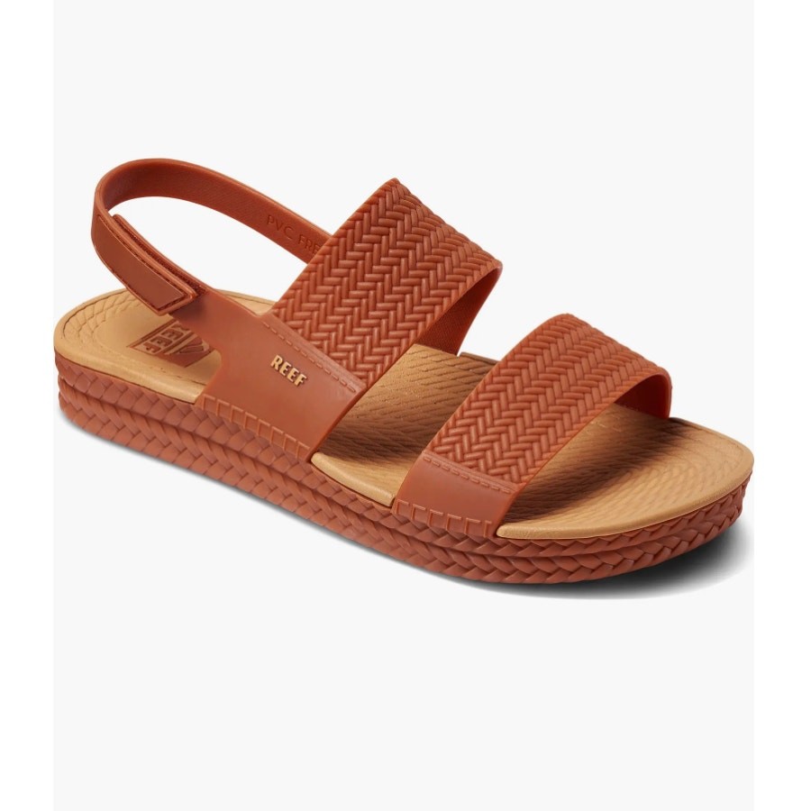 Women's Reef Water Vista Slingback Sandal in Brunette size 9 Minimalist Bohemian