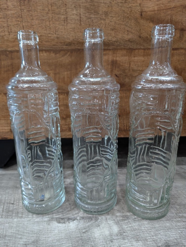 Julian Segarra Chert Absinthe Glass Bottles-3 Without Corks-image