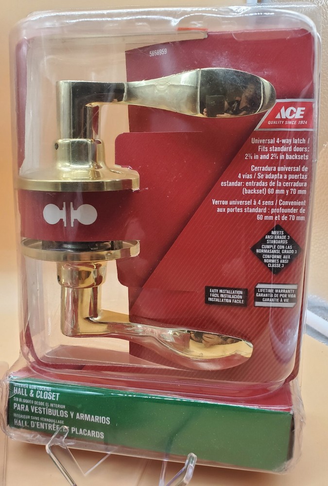 Non-Locking Universal 4-Way Latch for Standard Hall & Closet Doors-image